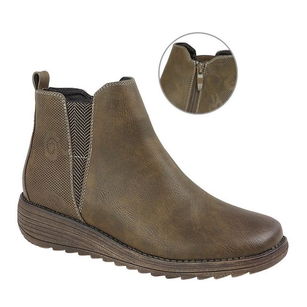 Cipriata Womens/Ladies Debora Ankle Boots / Olive